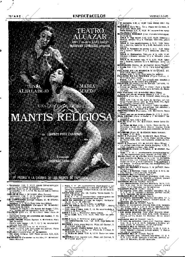 ABC MADRID 08-03-1985 página 78