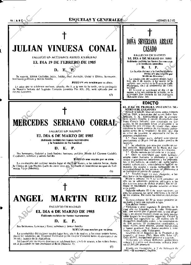 ABC MADRID 08-03-1985 página 94