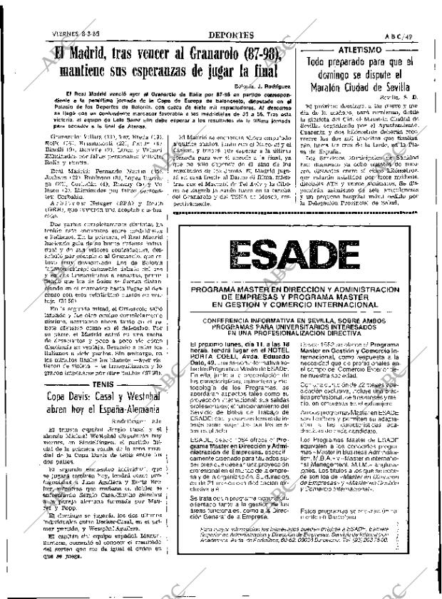 ABC SEVILLA 08-03-1985 página 49