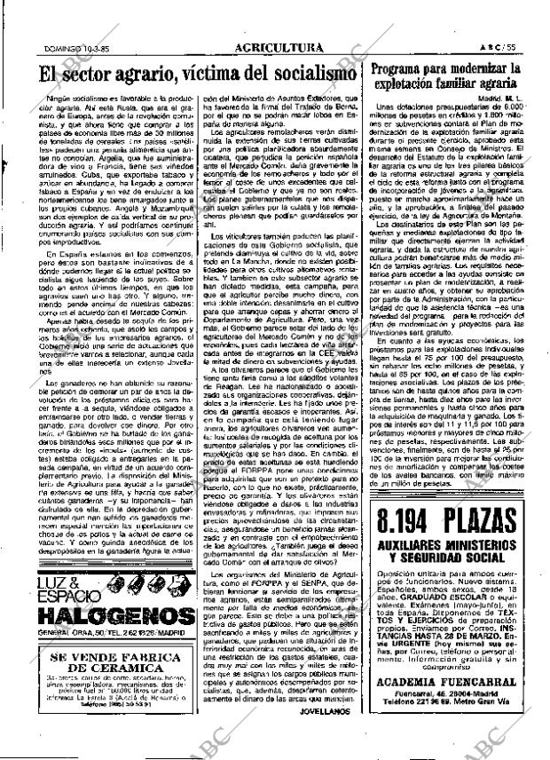 ABC MADRID 10-03-1985 página 55