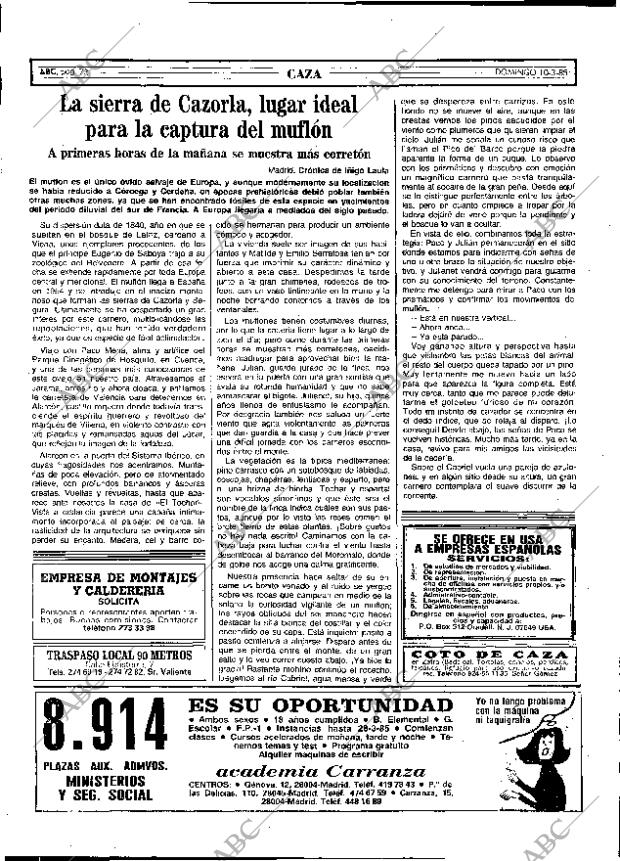 ABC MADRID 10-03-1985 página 72
