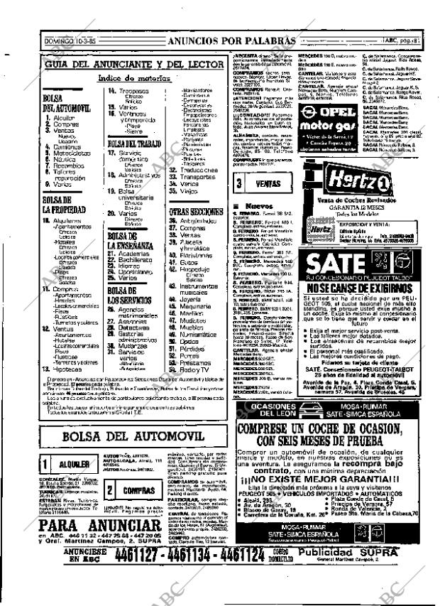 ABC MADRID 10-03-1985 página 81