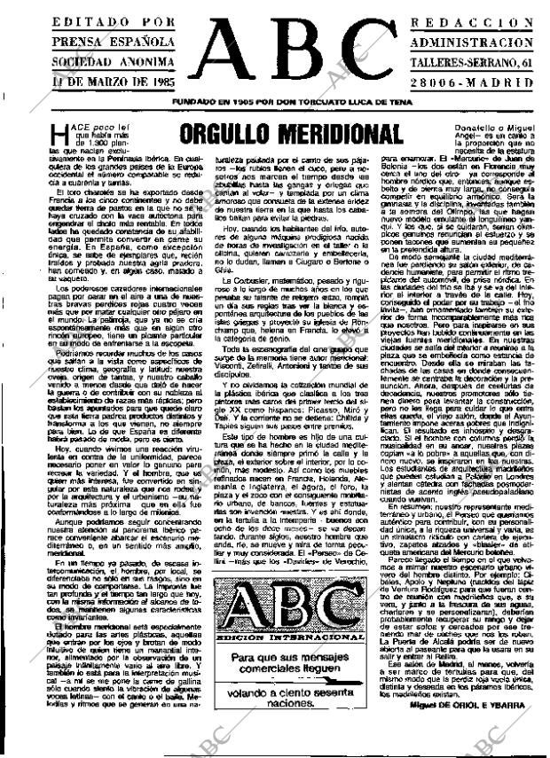 ABC MADRID 11-03-1985 página 3