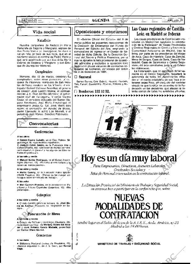 ABC MADRID 11-03-1985 página 35