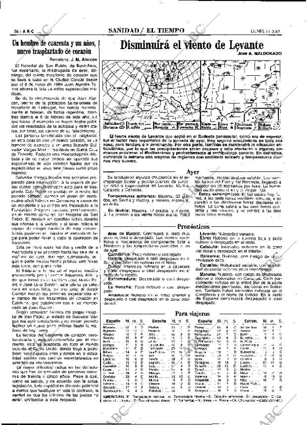 ABC MADRID 11-03-1985 página 36