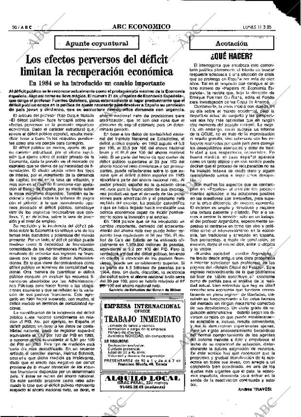 ABC MADRID 11-03-1985 página 50