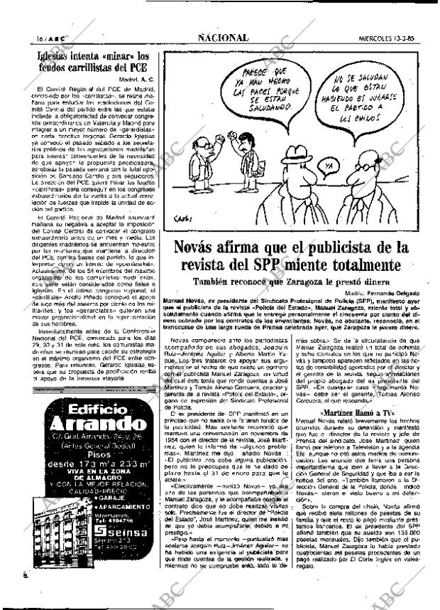 ABC MADRID 13-03-1985 página 16