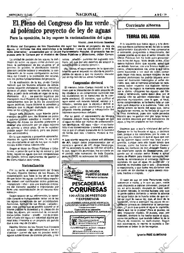 ABC MADRID 13-03-1985 página 19