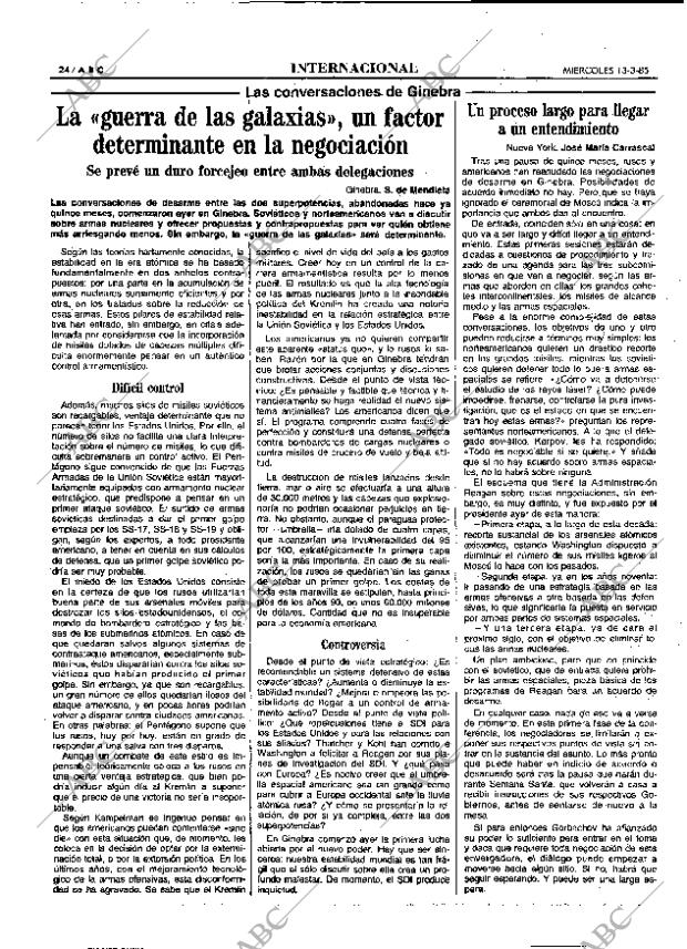 ABC MADRID 13-03-1985 página 24