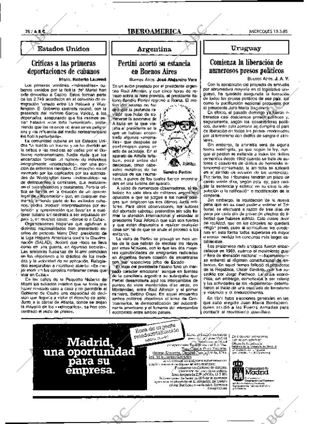 ABC MADRID 13-03-1985 página 28