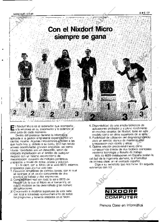 ABC MADRID 13-03-1985 página 37
