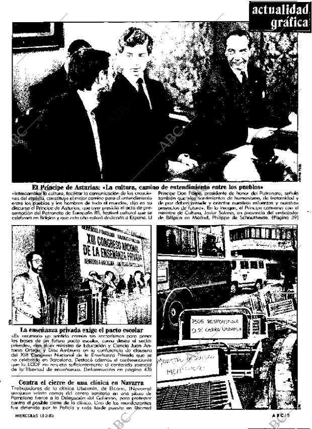 ABC MADRID 13-03-1985 página 5