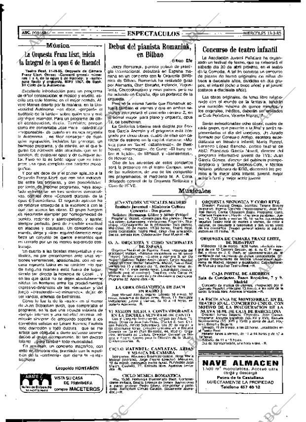 ABC MADRID 13-03-1985 página 68