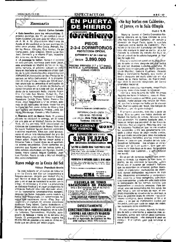 ABC MADRID 13-03-1985 página 69