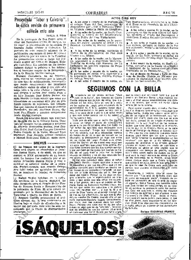 ABC SEVILLA 13-03-1985 página 35