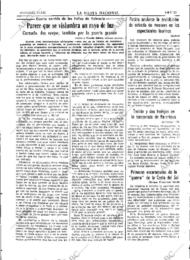ABC SEVILLA 13-03-1985 página 53