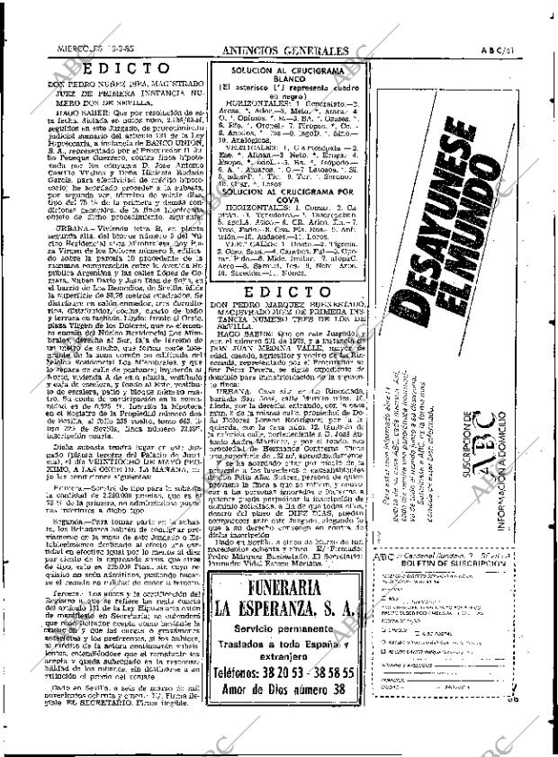 ABC SEVILLA 13-03-1985 página 61