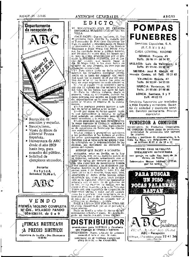 ABC SEVILLA 13-03-1985 página 63