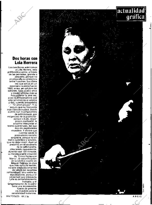ABC SEVILLA 13-03-1985 página 65