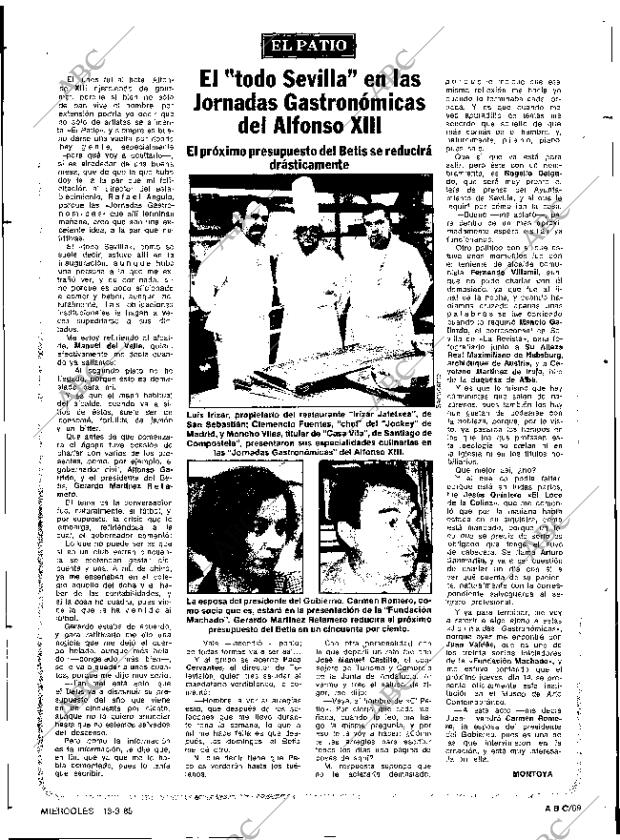 ABC SEVILLA 13-03-1985 página 69