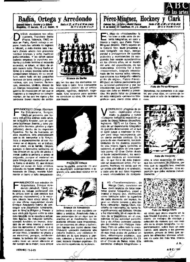 ABC MADRID 15-03-1985 página 109