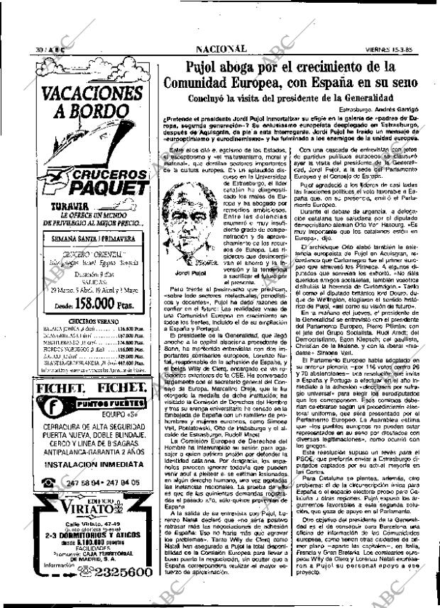 ABC MADRID 15-03-1985 página 30
