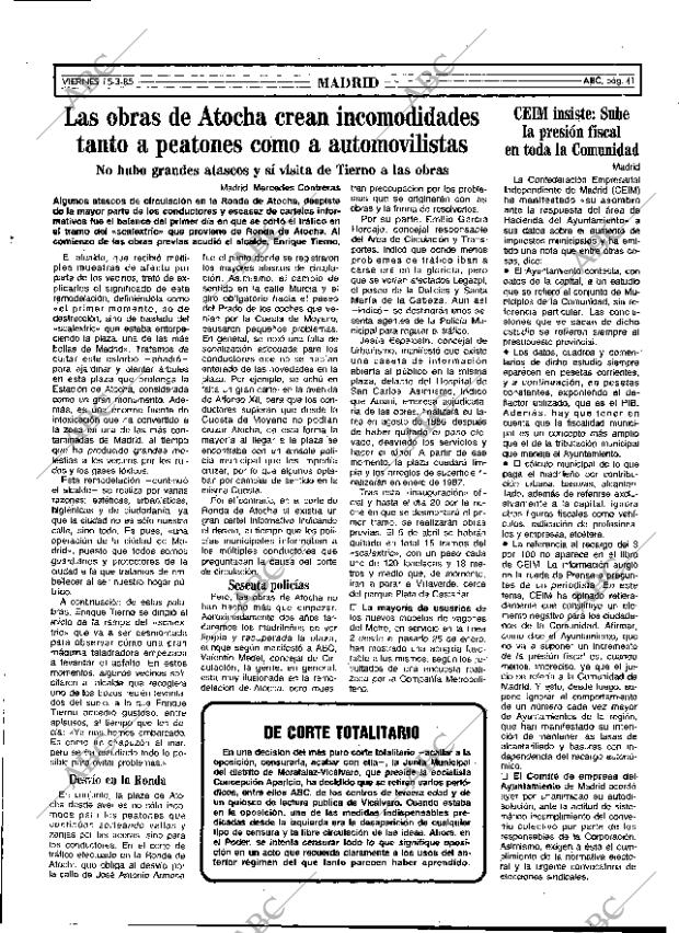 ABC MADRID 15-03-1985 página 41