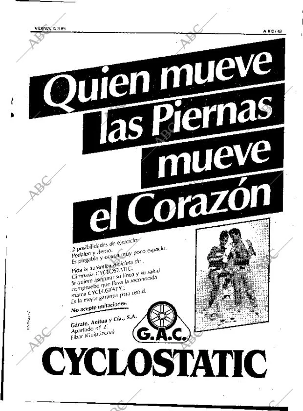 ABC MADRID 15-03-1985 página 43
