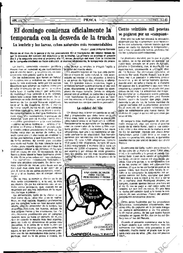 ABC MADRID 15-03-1985 página 74