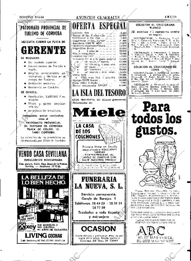 ABC SEVILLA 17-03-1985 página 73