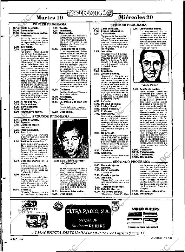 ABC SEVILLA 19-03-1985 página 110