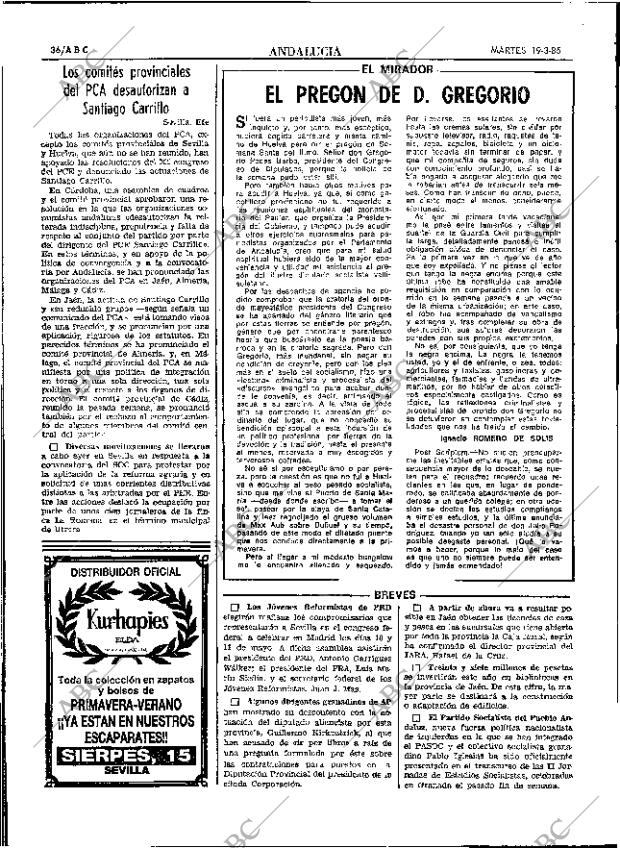 ABC SEVILLA 19-03-1985 página 36