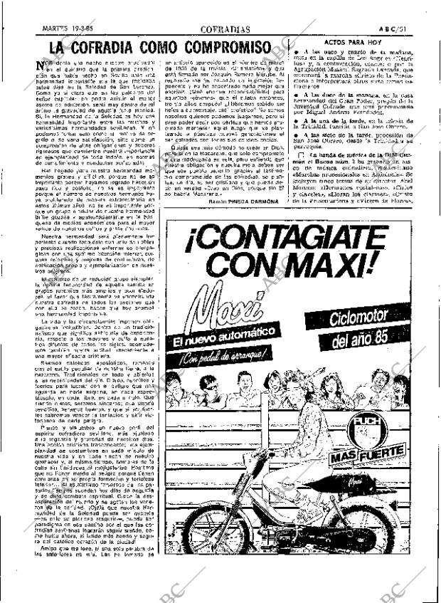 ABC SEVILLA 19-03-1985 página 51