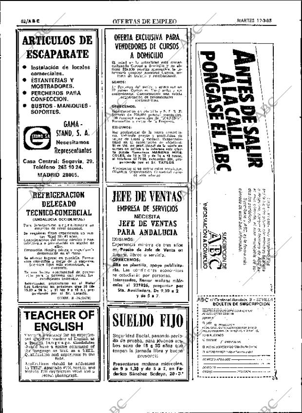 ABC SEVILLA 19-03-1985 página 62