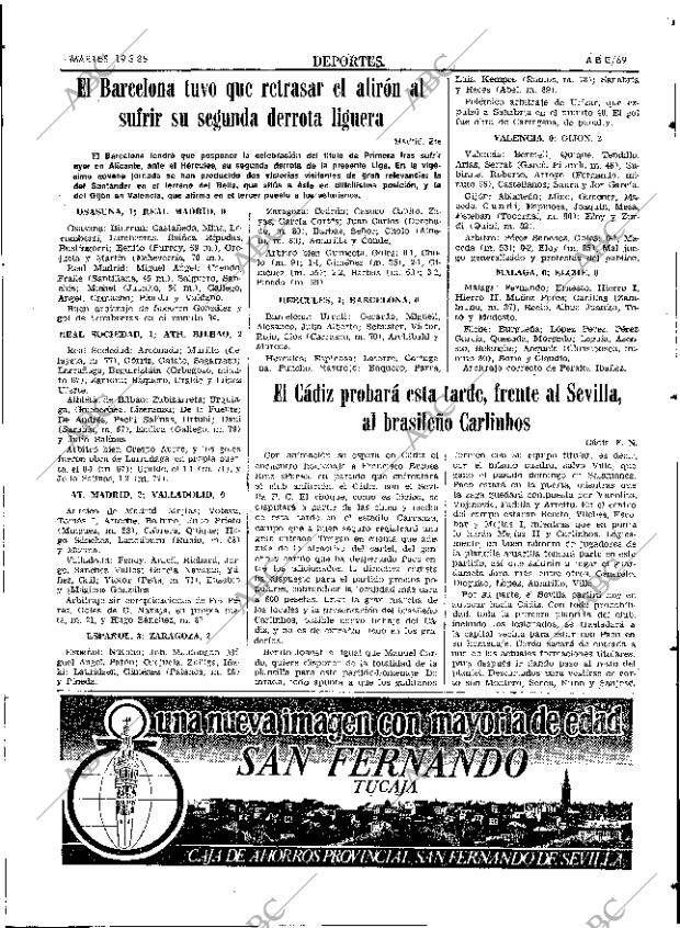 ABC SEVILLA 19-03-1985 página 69