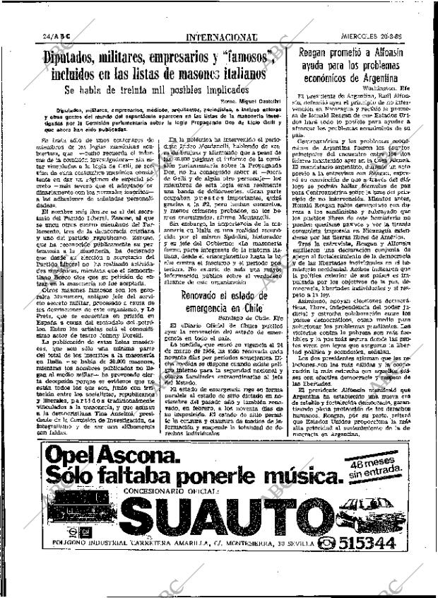 ABC SEVILLA 20-03-1985 página 24