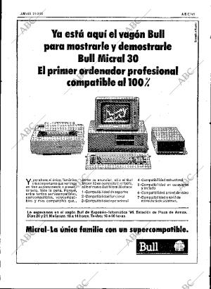 ABC SEVILLA 21-03-1985 página 45