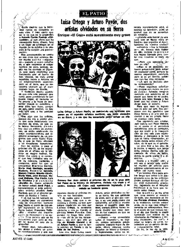 ABC SEVILLA 21-03-1985 página 75