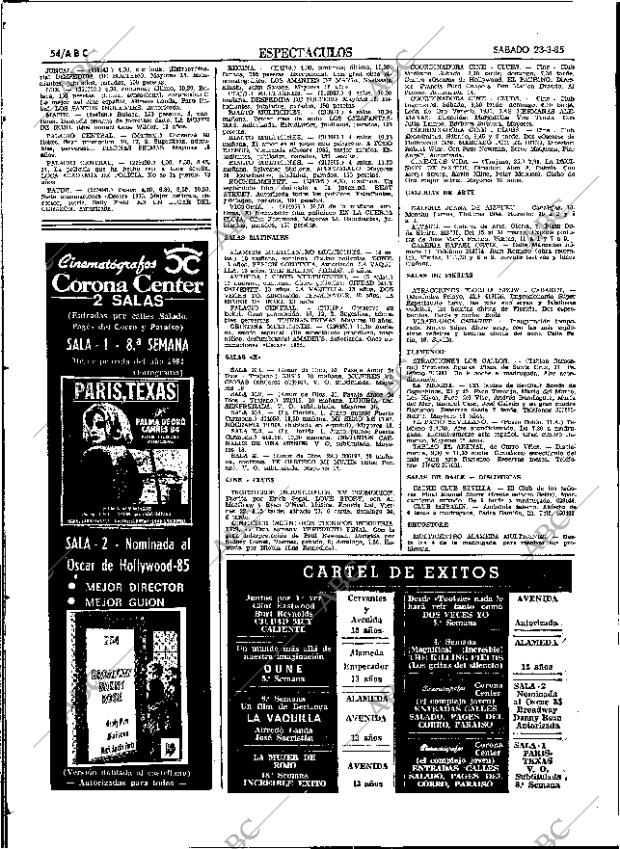 ABC SEVILLA 23-03-1985 página 54