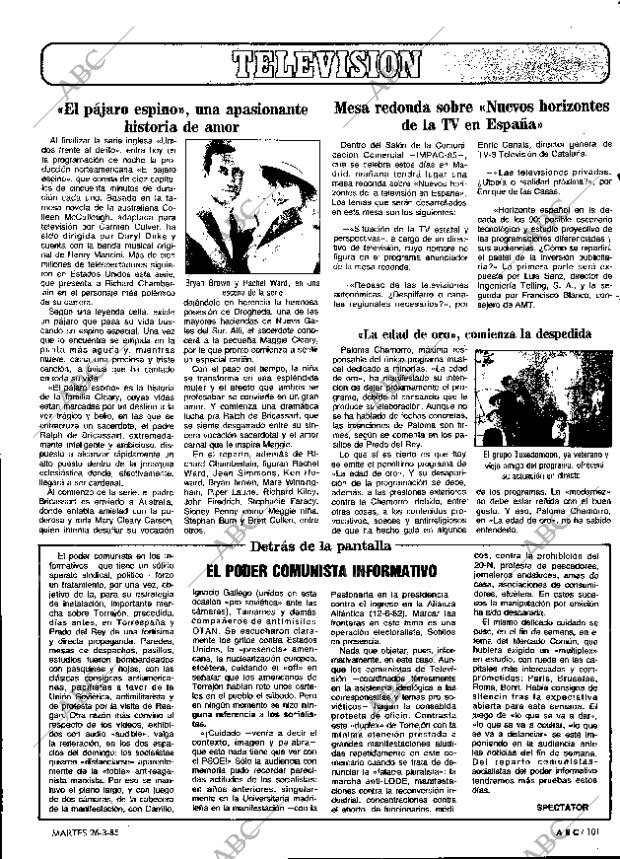 ABC MADRID 26-03-1985 página 101