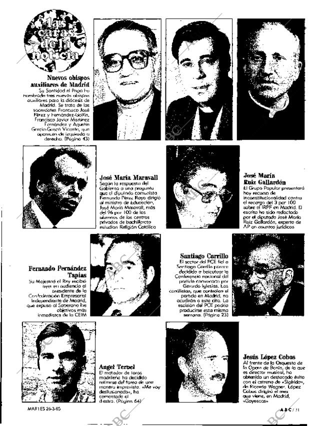 ABC MADRID 26-03-1985 página 11