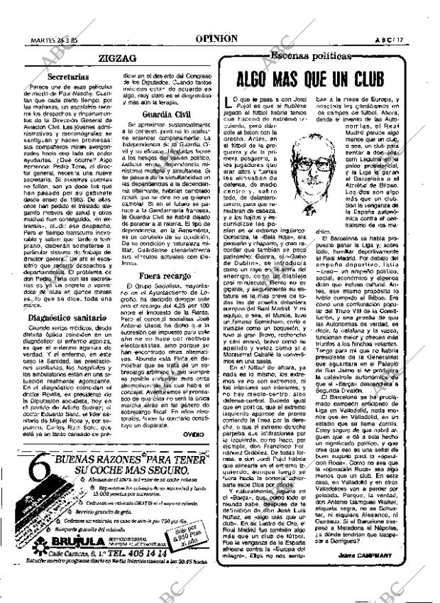 ABC MADRID 26-03-1985 página 17
