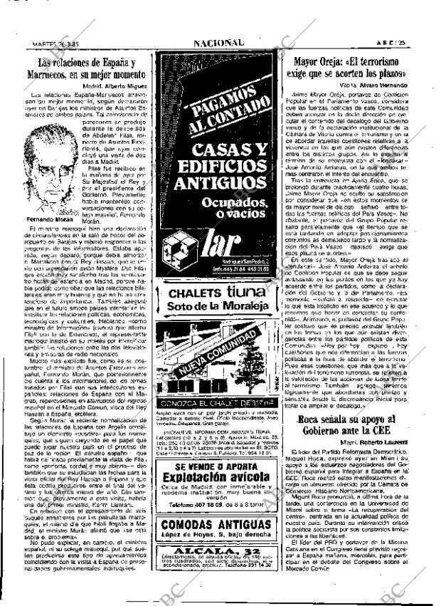 ABC MADRID 26-03-1985 página 25