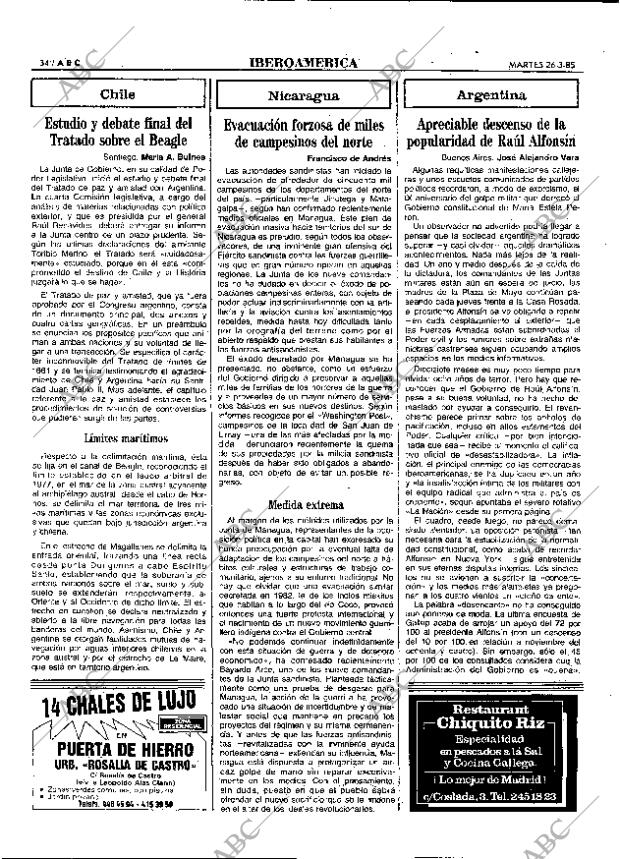 ABC MADRID 26-03-1985 página 34