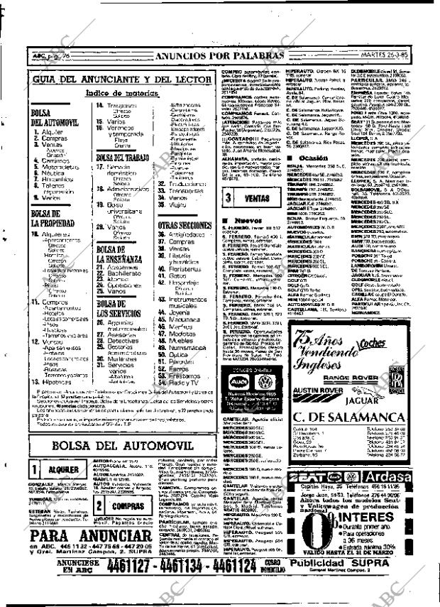 ABC MADRID 26-03-1985 página 76