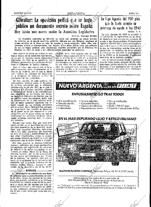 ABC SEVILLA 26-03-1985 página 43