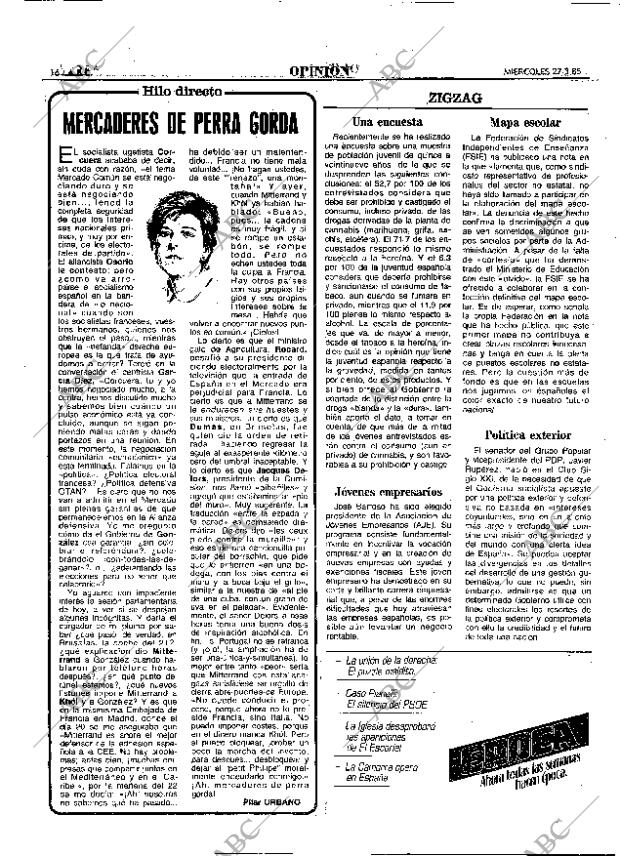 ABC MADRID 27-03-1985 página 16