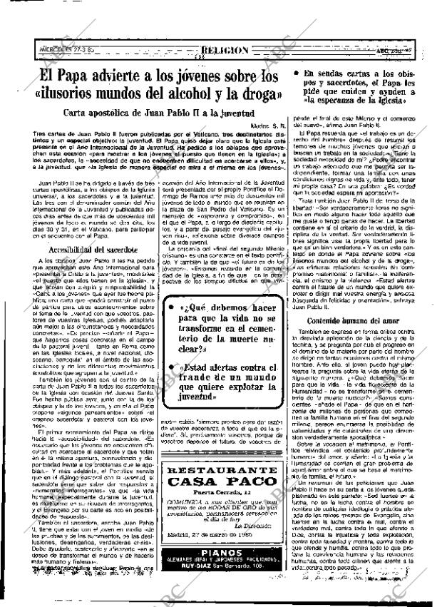 ABC MADRID 27-03-1985 página 47