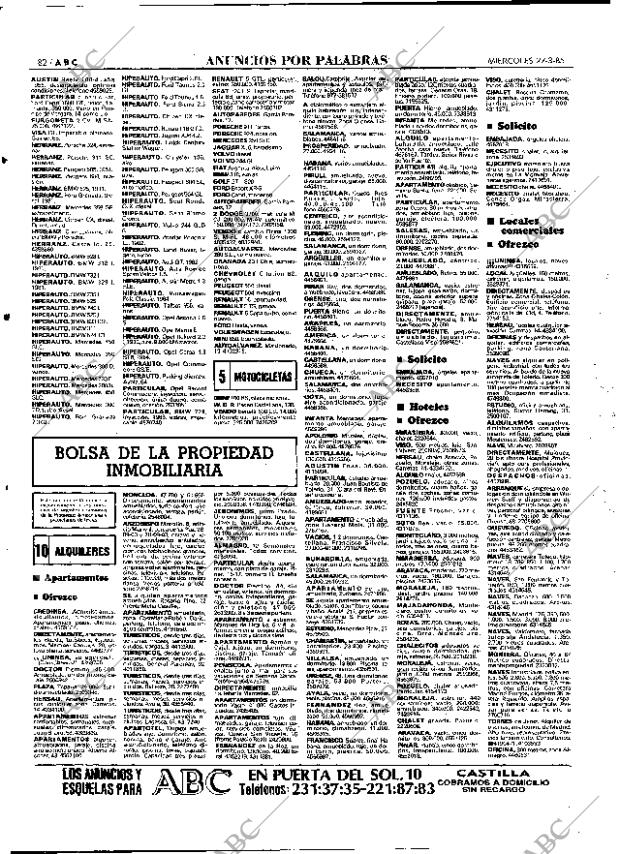 ABC MADRID 27-03-1985 página 82