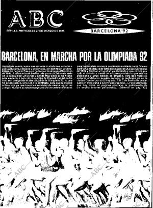 ABC SEVILLA 27-03-1985 página 1